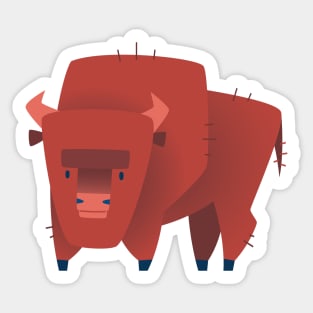 Bison Sticker